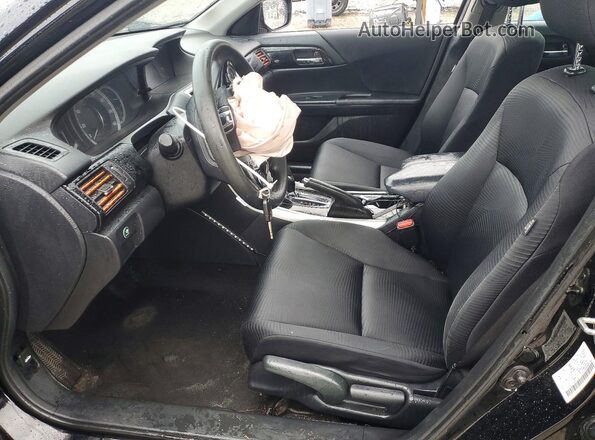 1HGCR2F32GA150360 2016 HONDA ACCORD Черный Вид салона спереди