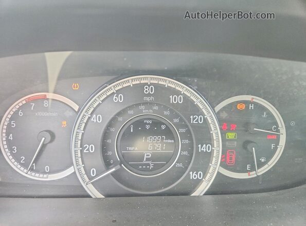 1HGCR2F32GA235943 2016 HONDA ACCORD Black Instrument cluster view