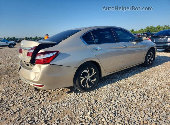 1HGCR2F32HA156726 2017 HONDA ACCORD Желто-коричневый Задняя правая четверть
