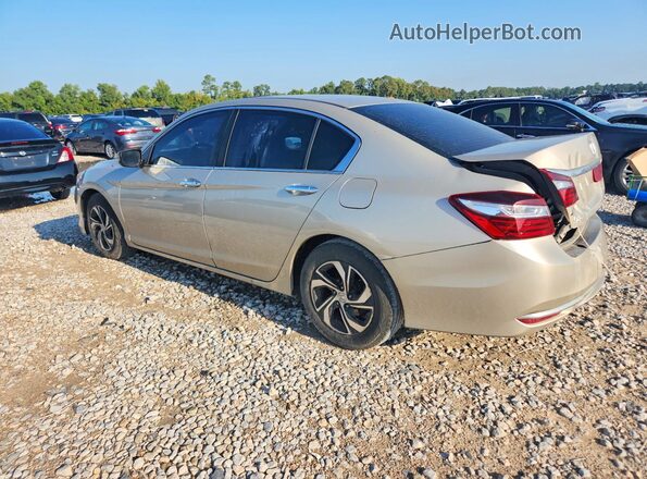 1HGCR2F32HA156726 2017 HONDA ACCORD Желто-коричневый Задняя левая четверть