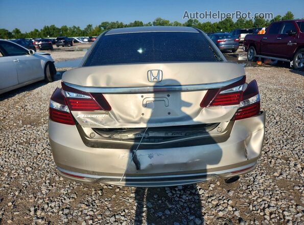 1HGCR2F32HA156726 2017 HONDA ACCORD Желто-коричневый Вид сзади