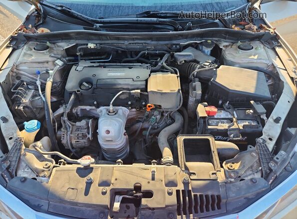1HGCR2F32HA156726 2017 HONDA ACCORD Желто-коричневый Вид задней части салона