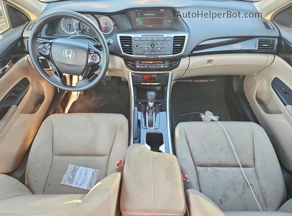 1HGCR2F32HA156726 2017 HONDA ACCORD Желто-коричневый Вид панели приборов