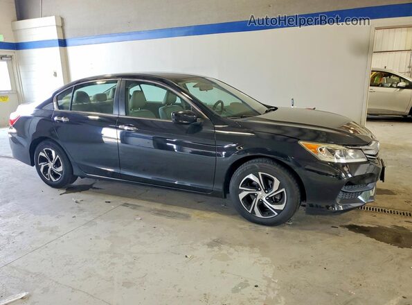 1HGCR2F33GA019289 2016 HONDA ACCORD Black Przód prawy