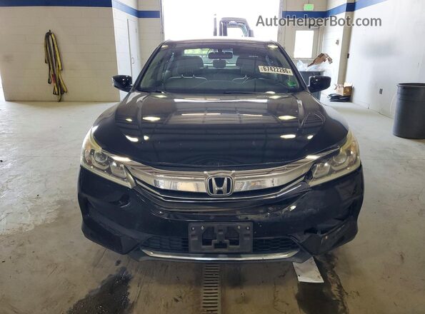 1HGCR2F33GA019289 2016 HONDA ACCORD Black Widok z przodu