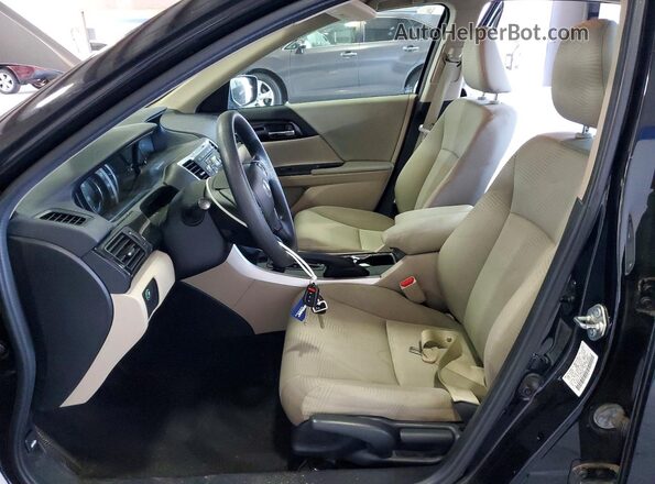 1HGCR2F33GA019289 2016 HONDA ACCORD Black Widok wnętrza z przodu