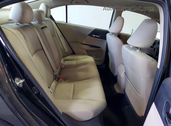 1HGCR2F33GA019289 2016 HONDA ACCORD Black Widok tylnych siedzeń