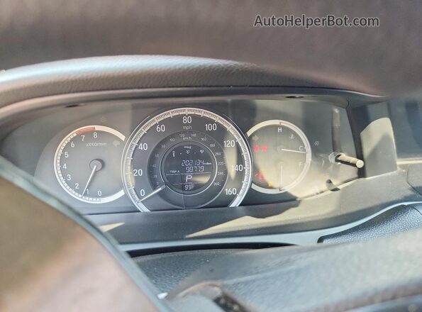 1HGCR2F33GA043513 2016 HONDA ACCORD White Widok zestawu wskaźników