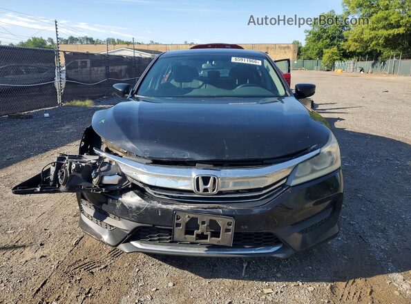 1HGCR2F33GA150321 2016 HONDA ACCORD Black წინა ხედი
