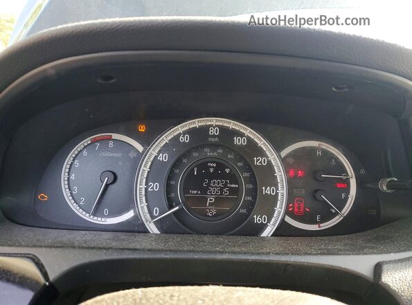 1HGCR2F33GA150321 2016 HONDA ACCORD Black ხელსაწყოთა პანელის ხედი