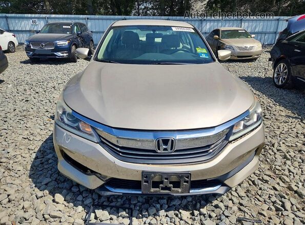 1HGCR2F34GA093658 2016 HONDA ACCORD Tan Вид спереду