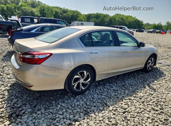 1HGCR2F34GA093658 2016 HONDA ACCORD Tan Задня права чверть