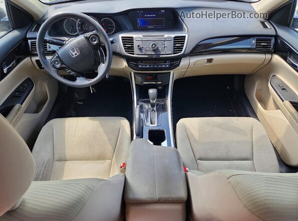 1HGCR2F34GA093658 2016 HONDA ACCORD Tan Вид панелі приладів