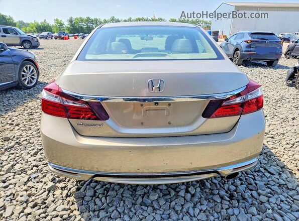 1HGCR2F34GA093658 2016 HONDA ACCORD Tan Вид ззаду