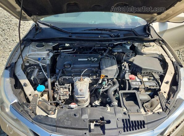 1HGCR2F34GA093658 2016 HONDA ACCORD Tan Вид задньої частини салону