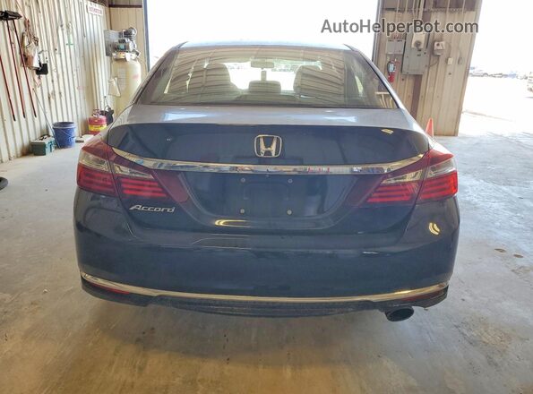 1HGCR2F35HA106080 2017 HONDA ACCORD Black Вид ззаду
