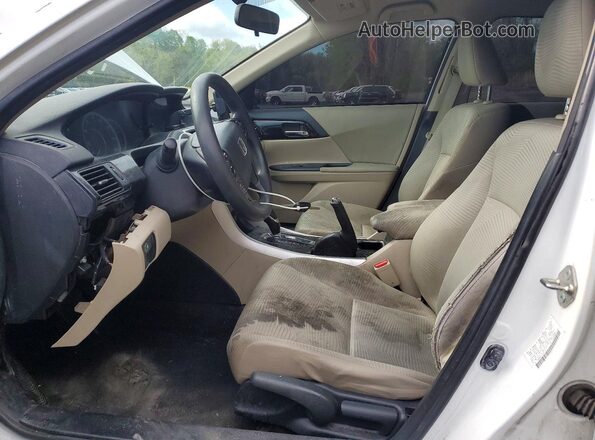 1HGCR2F35HA112137 2017 HONDA ACCORD White წინა სალონის ხედი