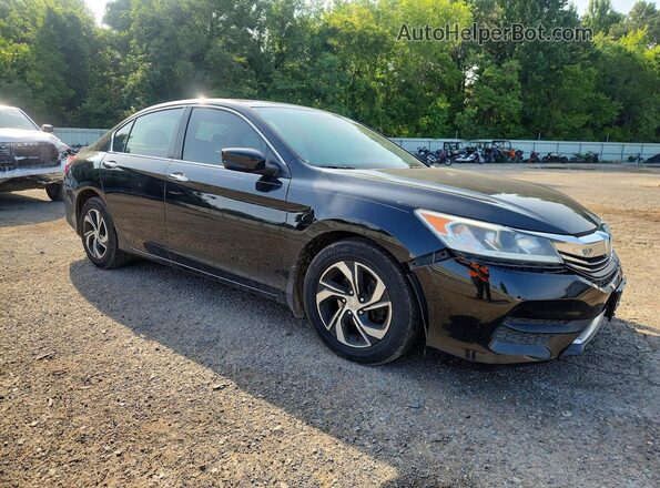 1HGCR2F35HA179563 2017 HONDA ACCORD Black Delantero derecho