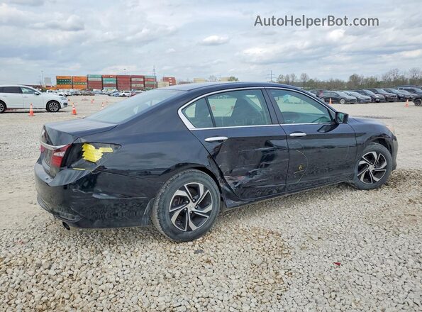 1HGCR2F36HA230133 2017 HONDA ACCORD Black Tył prawy