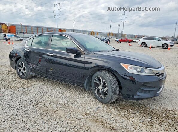 1HGCR2F36HA230133 2017 HONDA ACCORD Black Przód prawy