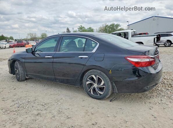 1HGCR2F36HA230133 2017 HONDA ACCORD Black Tył lewy