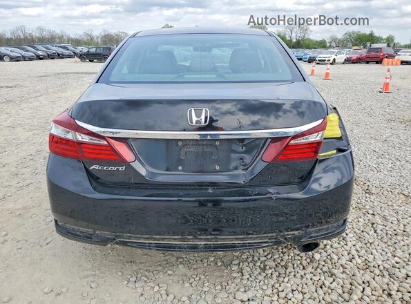1HGCR2F36HA230133 2017 HONDA ACCORD Black Widok z tyłu