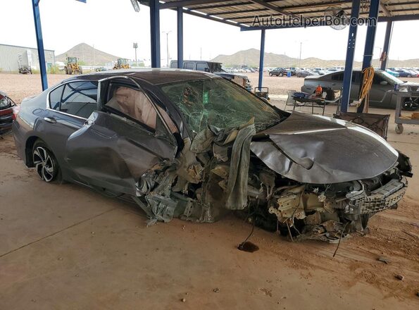 1HGCR2F37HA248558 2017 HONDA ACCORD Gray Передня права чверть