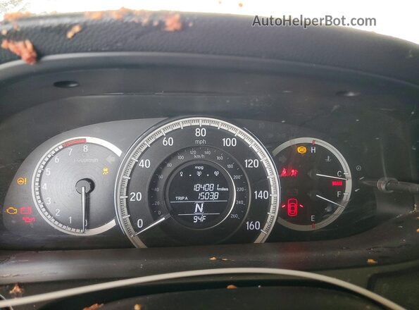 1HGCR2F37HA248558 2017 HONDA ACCORD Gray Вид щитка приладів