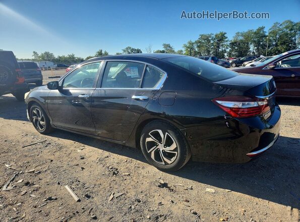 1HGCR2F38HA002201 2017 HONDA ACCORD Black უკანა მარცხენა