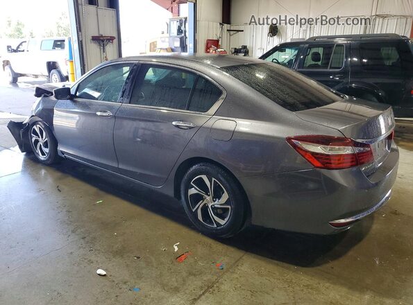 1HGCR2F38HA293704 2017 HONDA ACCORD Серый Задняя левая четверть