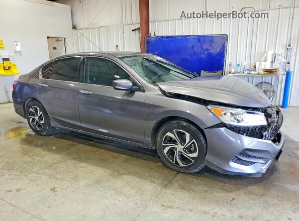 1HGCR2F38HA293704 2017 HONDA ACCORD Серый Передняя правая четверть