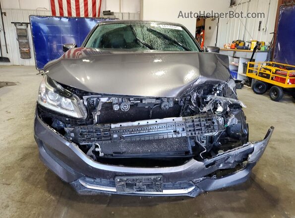 1HGCR2F38HA293704 2017 HONDA ACCORD Серый Вид спереди