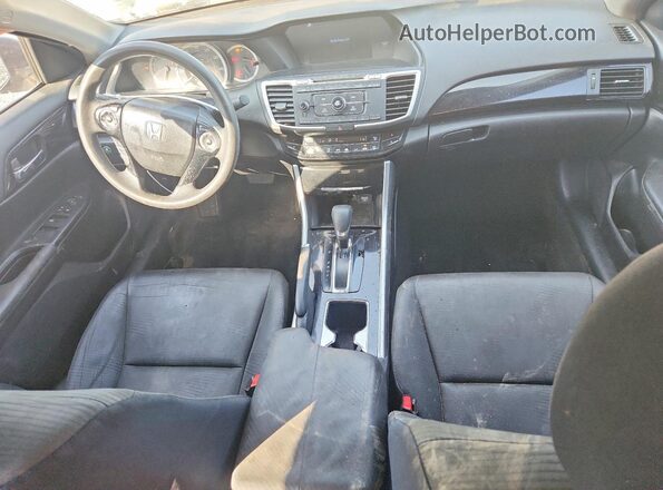 1HGCR2F39GA001945 2016 HONDA ACCORD Черный Вид панели приборов
