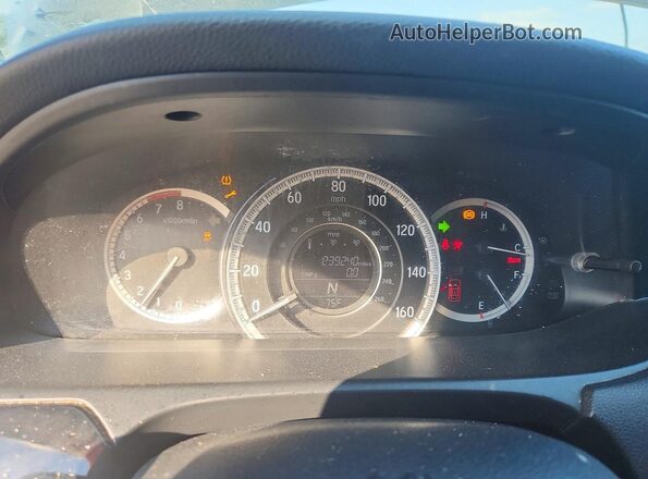 1HGCR2F39GA001945 2016 HONDA ACCORD Черный Вид щитка приборов