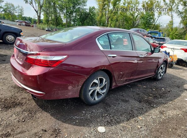 1HGCR2F39HA308579 2017 HONDA ACCORD Burgundy უკანა მარჯვენა