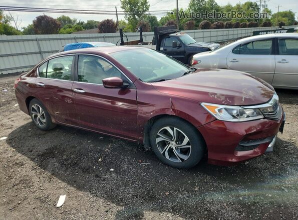 1HGCR2F39HA308579 2017 HONDA ACCORD Burgundy წინა მარჯვენა