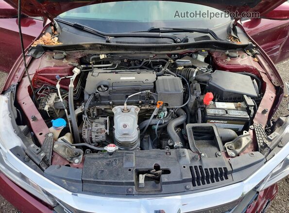 1HGCR2F39HA308579 2017 HONDA ACCORD Burgundy უკანა სალონის ხედი