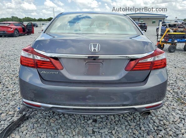 1HGCR2F3XGA036817 2016 HONDA ACCORD Gray უკანა ხედი