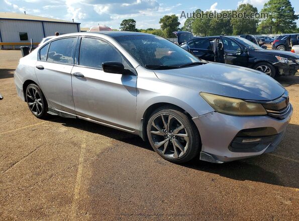 1HGCR2F3XHA085291 2017 HONDA ACCORD Серебряный Передняя правая четверть