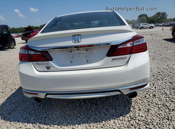 1HGCR2F50GA165733 2016 HONDA ACCORD White Vista trasera