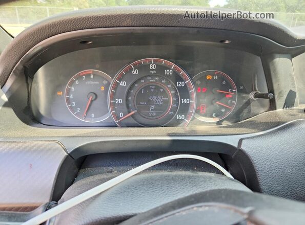 1HGCR2F50HA152207 2017 HONDA ACCORD Red ხელსაწყოთა პანელის ხედი