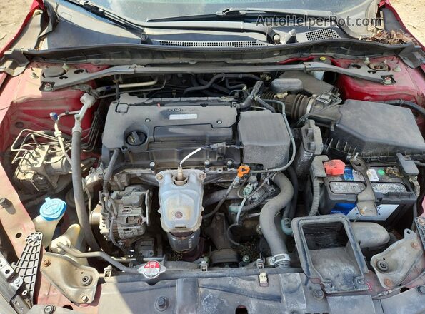 1HGCR2F50HA152207 2017 HONDA ACCORD Red უკანა სალონის ხედი
