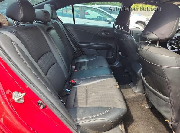 1HGCR2F50HA152207 2017 HONDA ACCORD Red უკანა სავარძლების ხედი