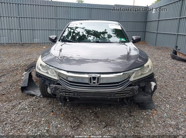 1HGCR2F51GA206435 2016 HONDA ACCORD Gray Rear interior view