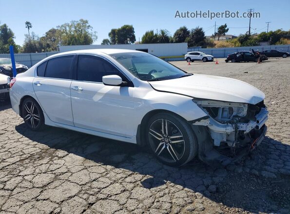 1HGCR2F52HA076456 2017 HONDA ACCORD White Front right
