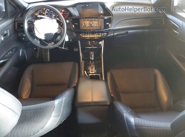 1HGCR2F54HA070285 2017 HONDA ACCORD White Вид панелі приладів