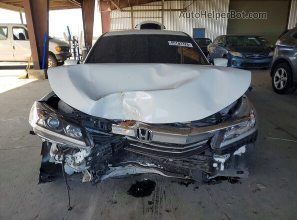 1HGCR2F54HA070285 2017 HONDA ACCORD White Вид спереду