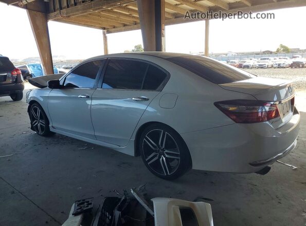 1HGCR2F54HA070285 2017 HONDA ACCORD White Задня ліва чверть