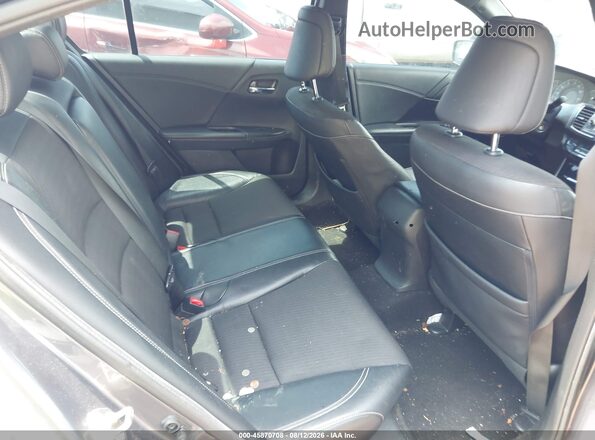 1HGCR2F55GA143890 2016 HONDA ACCORD Gray Вид наклейки з VIN-кодом