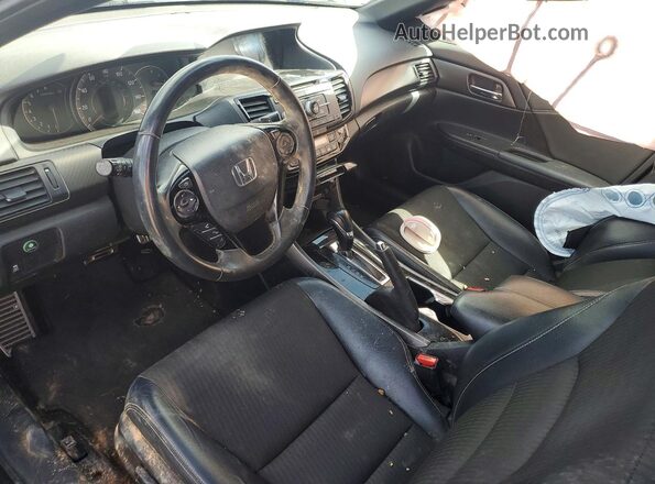 1HGCR2F55GA245478 2016 HONDA ACCORD Black Widok deski rozdzielczej